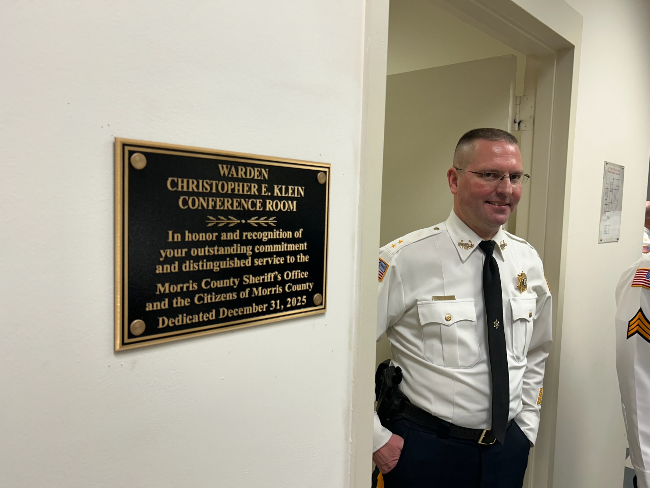 Chris Klein Retires plaque