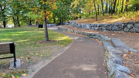 Kleitman Woods Park Trail in Morristown, funded with $157,979.20 in 2022 and completed in 2024.