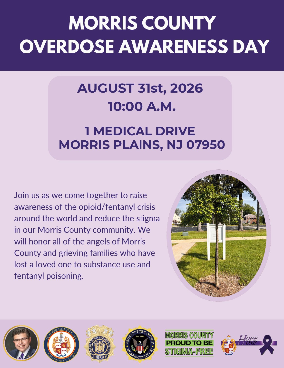 Morris County Overdose Awareness Day 2026
