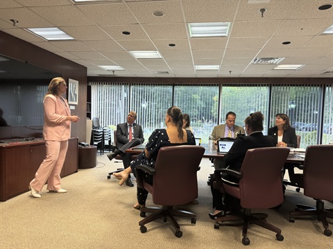 Surrogate Heather Darling Speaking to Randolph Council