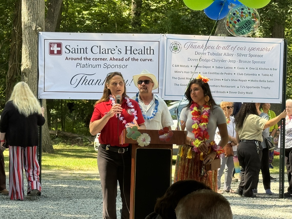 Surrogate Heather Darling Speaking at 2024 Dover Senior Picnic