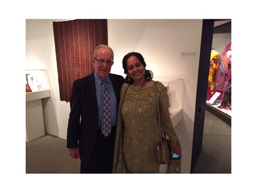 Highlights from our Annual Dinner, held in 2015 at the Morris Museum. Pictured: Meyer Rosenthal and Monisha Khadse.