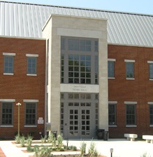 Front entrance of Denville Municipal Building