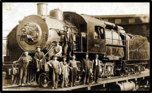 Lackawanna steam engine