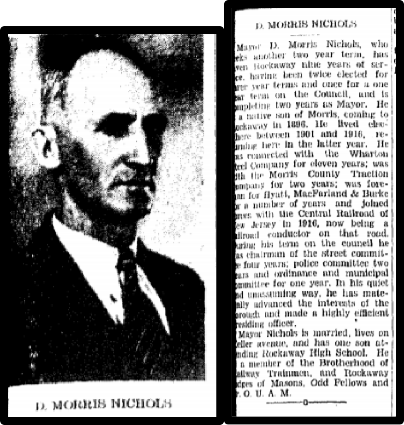 Portrait of Nichols; his obituary