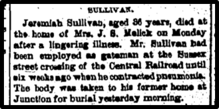 Sullivan's obituary