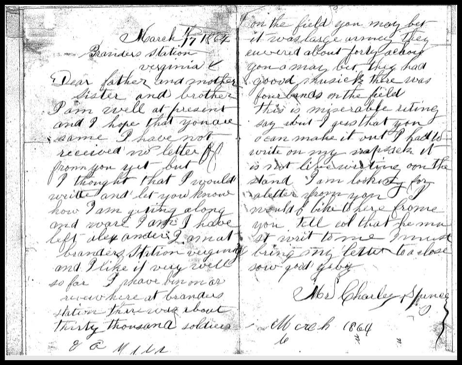 Spencer's letter. Text below.