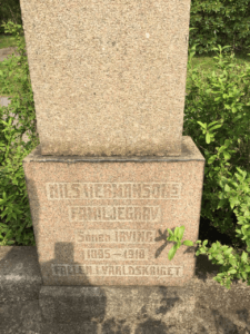 Hermanson's grave