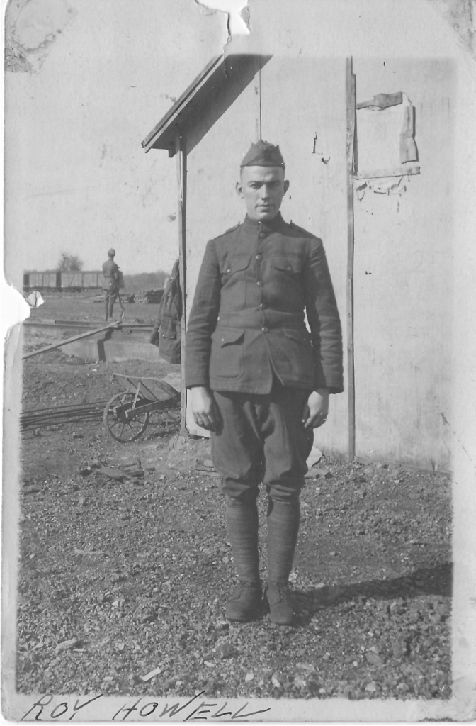 Roy Howell in uniform