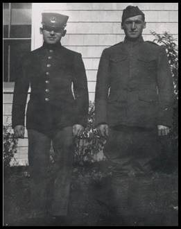 The two Knapp brothers in uniform