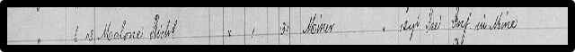 Malone's name in a census log