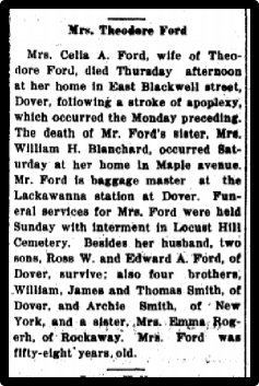 Mrs. Theodore Ford's obituary