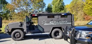 Morris County Sheriff's Office SERT armored vehicle