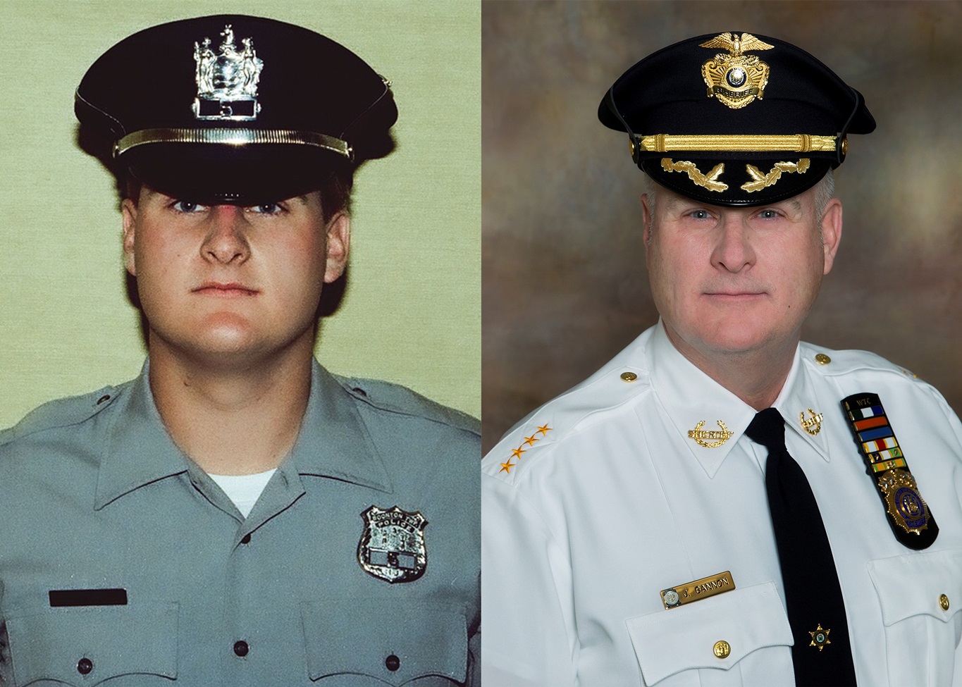 (Photo: Sheriff Gannon, 1983 and current. Credit | Morris County)