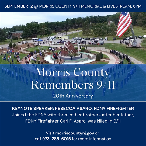 Morris County Remember 9/11 - 20th Anniversary
