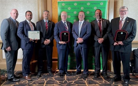 Carroll with other honorees