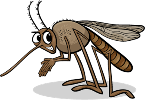 Mean mosquito Illustration