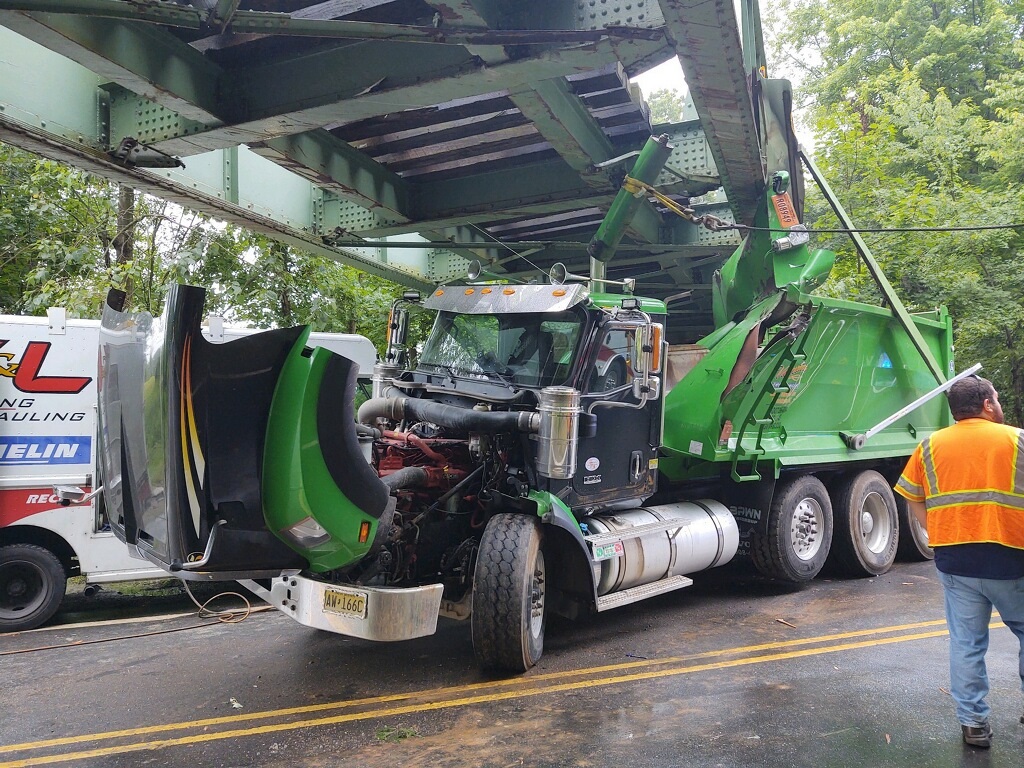 Truck hit Trestle Berkshire Valley Road.jpg