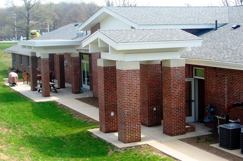 Rear of Morris County Youth Shelter