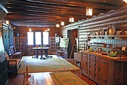 Interior of a room at the Stickley Museum