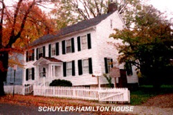 Exterior of Schuyler-Hamilton House