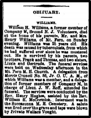 William H. William's obiturary