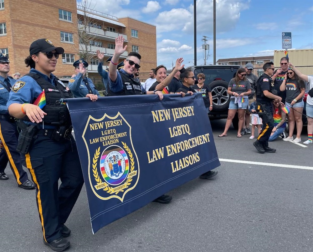 Pride NJ Liaisons Marching