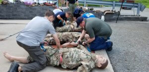 At a Tactical Emergency Casualty Care course in Morris County, dozens of EMT's, law enforcement officers and firefighters learned how to save more lives in the event of an active shooter event or high-threat incident through quick assessment and treatment.