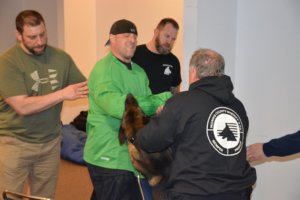 Morris County Sheriff's Officers in K-9 training