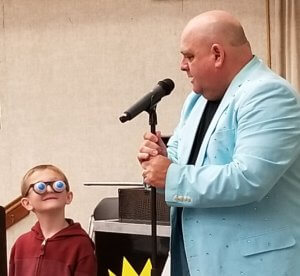 Sammy Klein and magician Joe Fischer