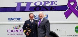 Morris County Sheriff James M. Gannon and Paul M. Cell in Montclair