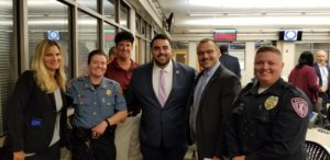 Attendees at an LGBTQ informational session hosted by the Morris County Sheriff's Office. From left, Morris County Assistant Prosecutor Samantha DeNegri, Morris County Sheriff's Office Investigator Ashley Craig, Maplewood Police Captain Dawn Williams, Garden State Equality Executive Director Christian Fuscarino, Middlesex County Department of Corrections Chief 