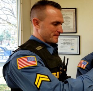 Morris County Sheriff's Office Detective Corporal Michael McMahon received Exceptional Duty and Honorable Service Medals for his prowess in the Agency's K-9 Section, during the 2019 Medal Day Ceremony on November 15, 2019.