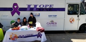 A Hope One team outside Nourish, a community soup kitchen, in Morristown. 