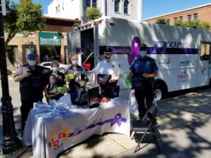 The Hope One mobile substance abuse and mental health recovery vehicle in Morristown on June 8, 2020. 