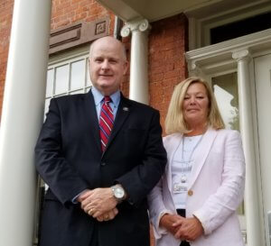 Morris County Sheriff James M. Gannon and Kathy (Shively) Rogers.