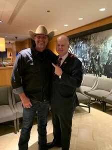 Morris County Sheriff James M. Gannon, R, with Pinal County, Arizona Sheriff Mark Lamb, star of reality show "Live PD."