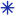 blue asterisk