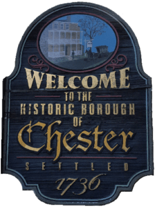 wELCOME TO cHESTER bOROUGH SIGN