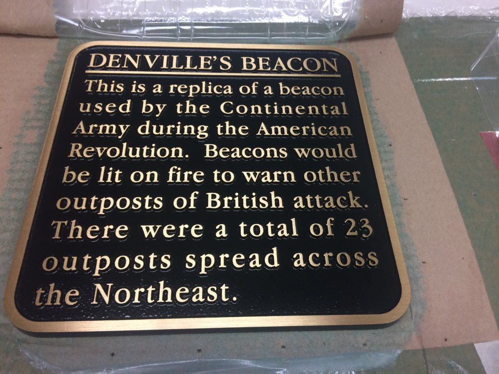 photo of the "Denville's Beacon'' historic marker