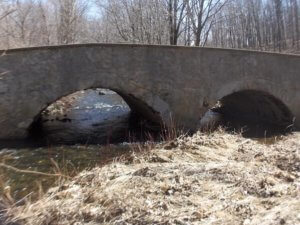 photo of the ld Flanders-Drakestown Road bridge that is being replaced