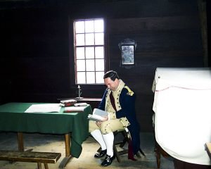 photo of Jude Pfister in Colonial garb
