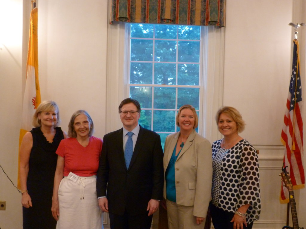 photo: (l/r) M.C. Mental Heakth Administrator Laurie Becker, Valerie Fox, Lou Schwarcz, Marcy McMahon, and Pamela Garanger