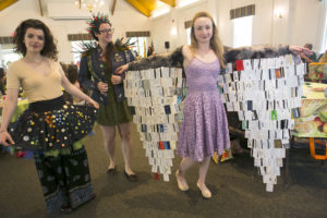 Shakespeare Theatre of NJ showcase costumes made of recycled materials created for "A Midsummer Night's Dream."