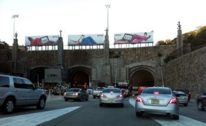 photo of NJ entrance to Lincoln Tunnel