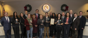 Freeholders, Sheriff Gannon, Sen. Bucco, Chief Paul Sell and Hope One program honorees
