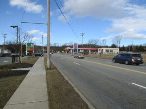 photo shows a section of Howard Boulevard that is being studied 