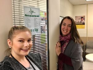 STAR case managers (l/r) Sierra McEniry and Melissa Maney at their STAR office at the Morris County Correctional Facility