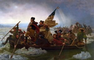 Rendering of Washington Crossing the Delaware