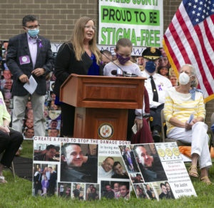 Rebecca Finnerty speaks of losing her son, Justin, to overdose.